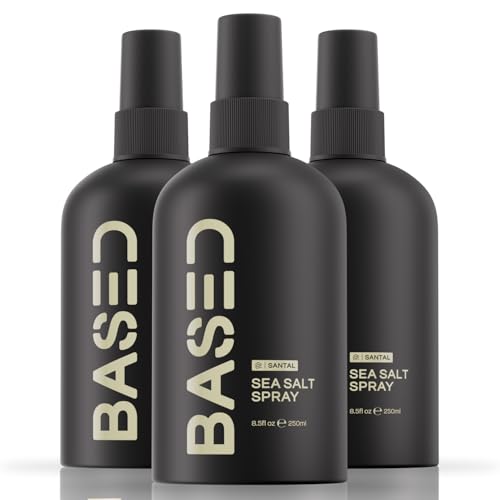 BASED Sea Salt Spray, Natural Finish Sea Salt Spray for Hair, Volume & Texture, Infused with Kelp & Vitamin B5, Light & Non-Greasy, Paraben Free, No Beauty and Personal Care BASED BODYWORKS Default Title