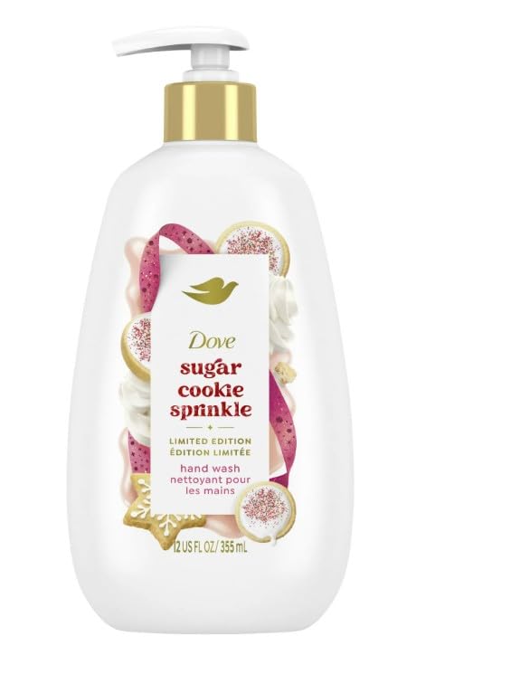 Dove Holiday Treats Hand Wash, Sugar Cookie Sprinkle, 2 Pack/12 oz. Beauty & Personal Care Dove