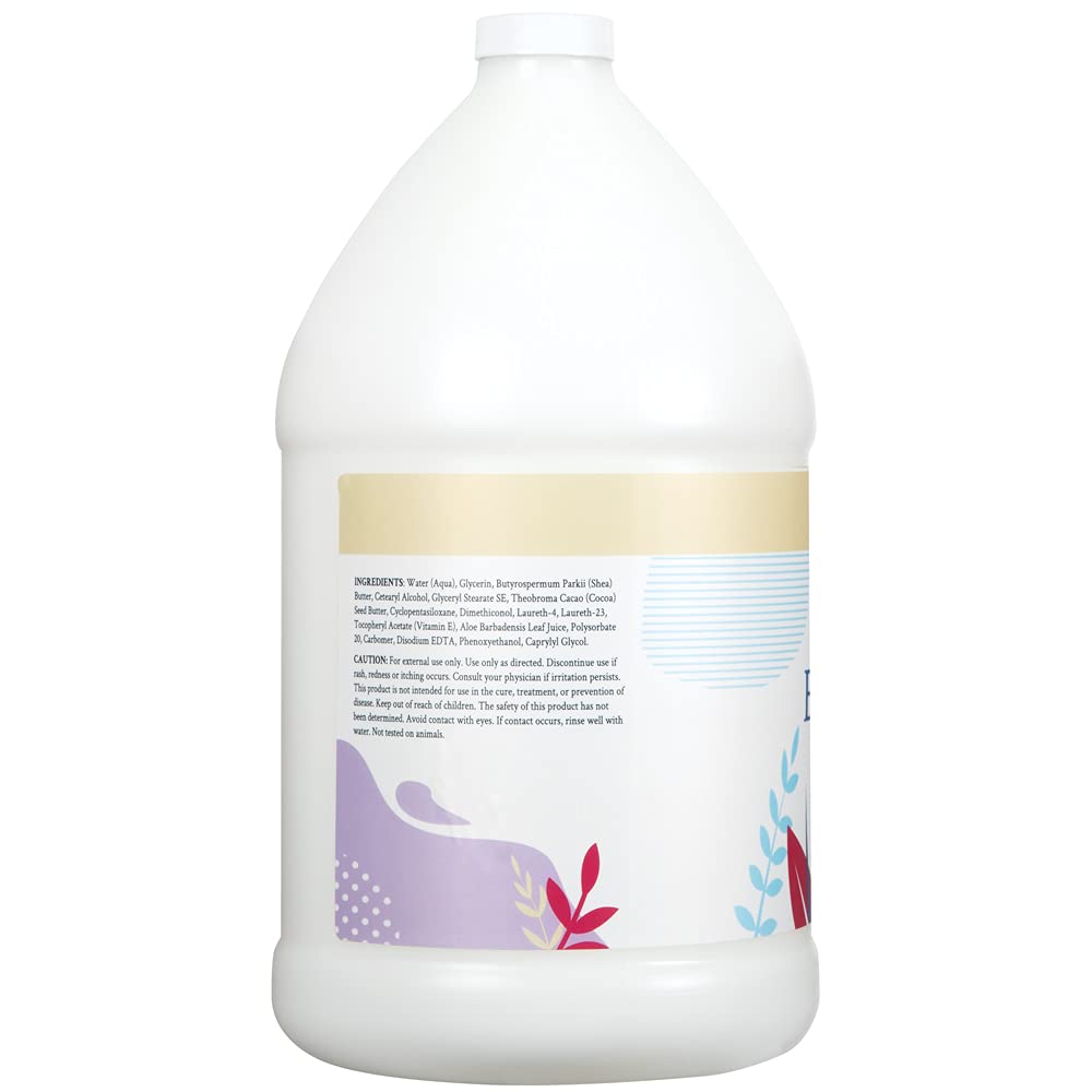 Ginger Lily Farms Botanicals Soothing Butter Lotion for Dry, Sensitive Skin, 100% Vegan & Cruelty-Free, Fragrance Free, 1 Gallon (128 fl oz) Refill Beauty & Personal Care Ginger Lily Farms