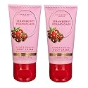 Bath and Body Works Travel Cream 2.5 oz - Pack of 2 (Strawberry Pound Cake) Beauty & Personal Care Bath & Body Works