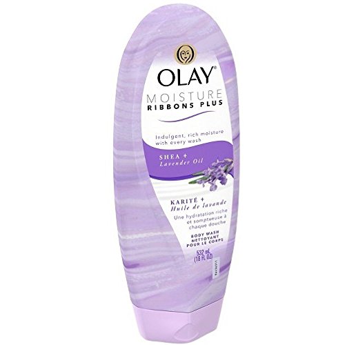OLAY Moisture Ribbons Plus, Shea plus Lavender Oil 18 oz (Pack of 5) Beauty & Personal Care Olay