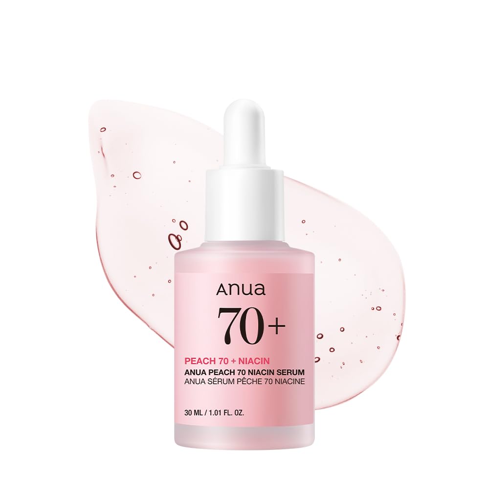 Anua Peach 70 Niacinamide Serum, Daily Glow Serum For Face, Skin Tone & Dullness Care with Vitamin B12, Lightweight, Hydrating For Glass Skin Effect Beauty & Personal Care ANUA