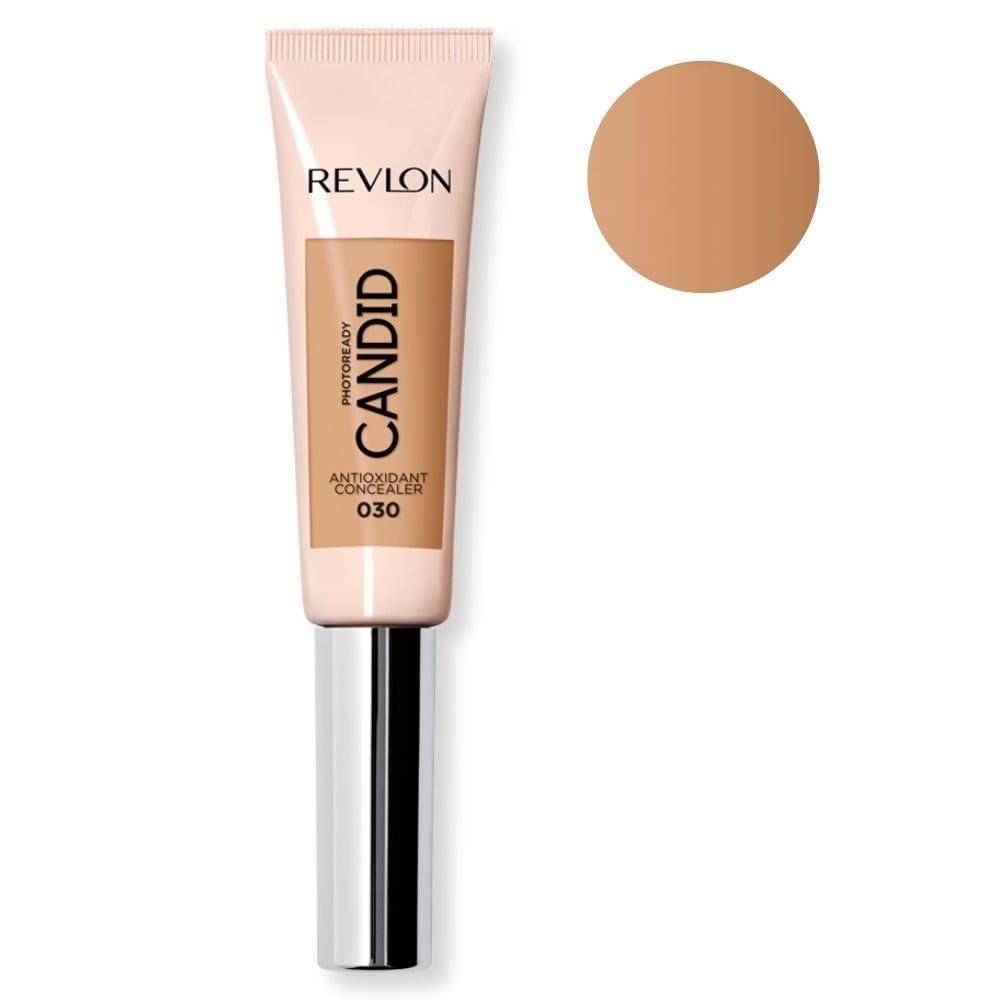 Concealer Stick by Revlon, PhotoReady Candid Face Makeup with Anti-Pollution & Antioxidant Ingredients, Longwear Medium-Full Coverage Infused Beauty & Personal Care REVLON