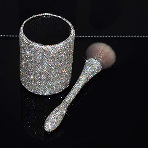 Bestbling Bling Rhinestone Large Mineral Powder Brush Makeup Brush Cosmetic Brush Foundation brush Perfect For Large Coverage Powder Bronzer Blush Beauty & Personal Care Bestbling