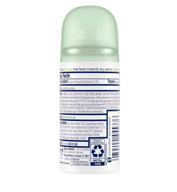 Dove Advanced Care Cool Essentials Antiperspirant & Deodorant Dry Spray - (72-Hour Sweat & Odor Protection Cool Fresh Scent with Pear and Cucumber Beauty and Personal Care Dove