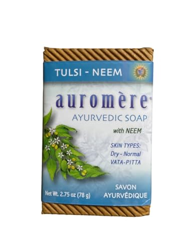 Auromere Bar Soap, Tulsi Neem, 2.75 Oz Beauty & Personal Care Auromere