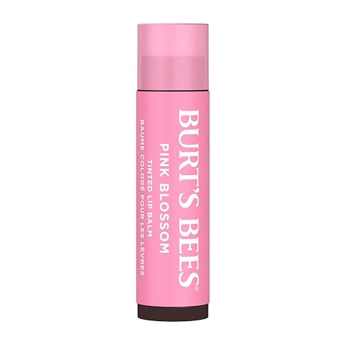 Burts Bees 100% Natural Tinted Lip Balm, Pink Blossom with Shea Butter & Botanical Waxes 1 Tube Beauty & Personal Care Burt's Bees