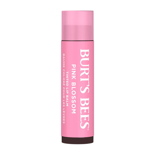 Burts Bees 100% Natural Tinted Lip Balm, Pink Blossom with Shea Butter & Botanical Waxes 1 Tube Beauty & Personal Care Burt's Bees