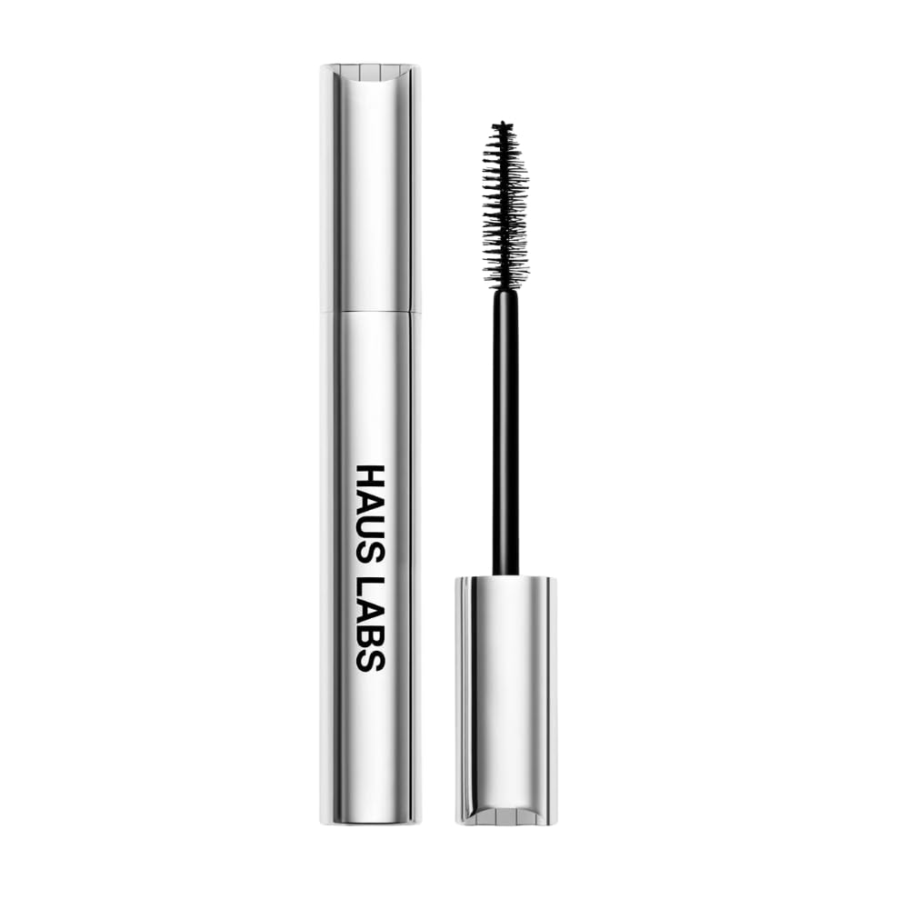 HAUS LABS B Structural Volumizing and Lengthening Mascara Black Onyx - Vegan Biotech Mascara for 5X Volume, Strengthened & Lifted Lashes,