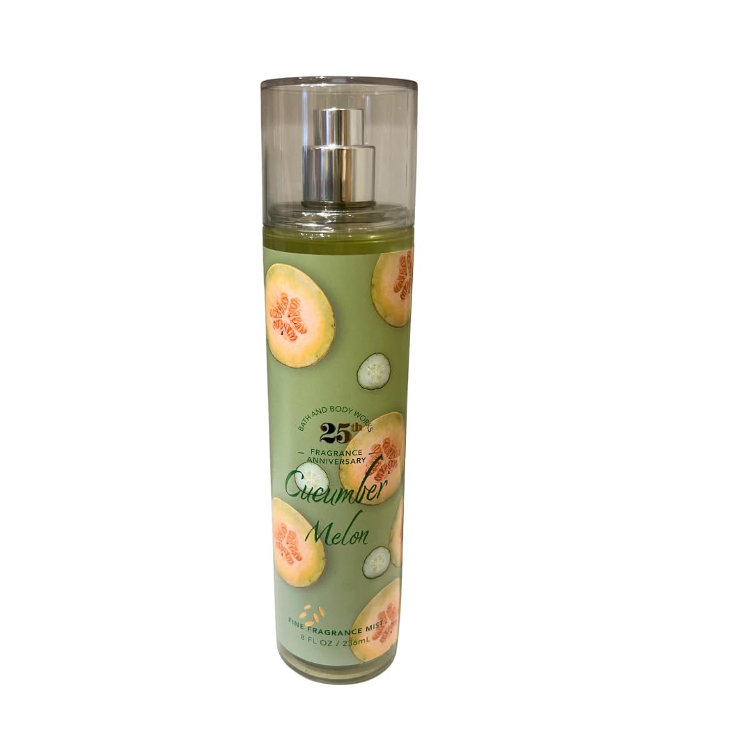 Bath & Body Works Cucumber Melon Fine Fragrance Mist 8oz - Pack of 3 Beauty & Personal Care Bath & Body Works