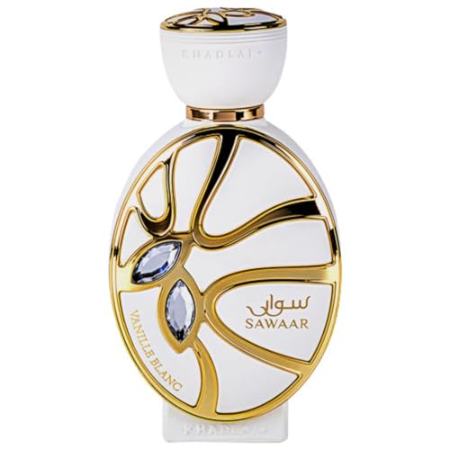 Khadlaj Sawaar Vanille Blanc - Vanilla, Sweet, Woody - Extrait de Parfum Long-Lasting Fragrance for Everyone, 3.4 Ounce / 100 ml Beauty and Personal Care KHADLAJ PERFUMES Default Title