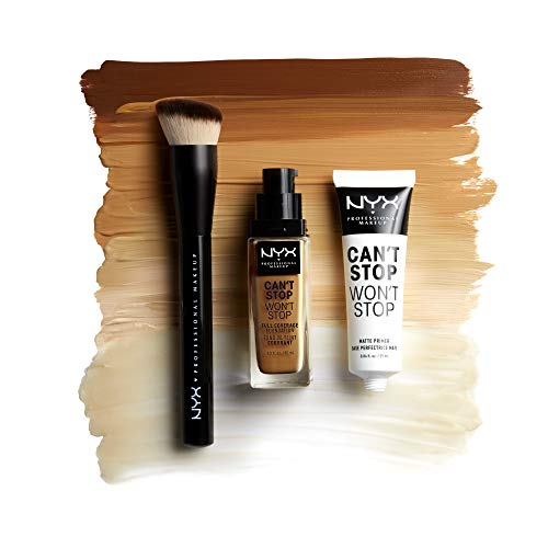 NYX PROFESSIONAL MAKEUP Can't Stop Won't Stop Foundation Brush Beauty & Personal Care NYX PROFESSIONAL MAKEUP