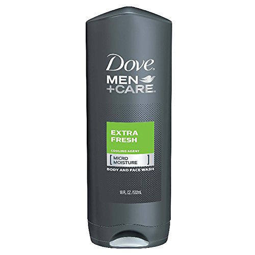 Dove Men+Care Body and Face Wash Extra Fresh 18 oz for Dry Skin Effectively Washes Away Bacteria While Nourishing Your Skin (3 pack) Beauty & Personal Care DOVE MEN + CARE