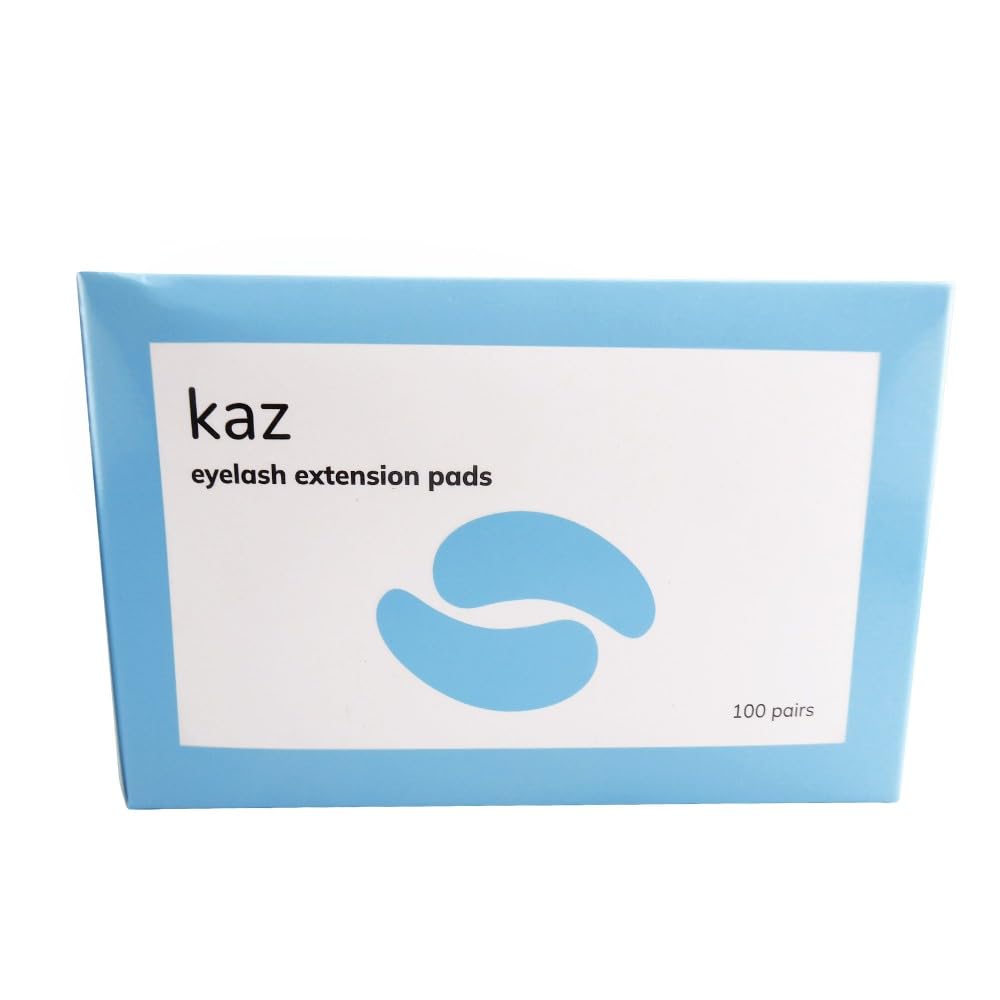Waxness Kaz Eyelash Extension Protection Pads Hydrogel Under Eye Pads for Lash Extensions & Tinting, 100 Pairs - Professional Skin Care Beauty and Personal Care Waxness