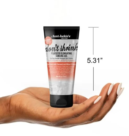 Aunt Jackie's Don't Shrink Flaxseed Elongating Curling Gel 3 Oz Beauty & Personal Care Aunt Jackie's