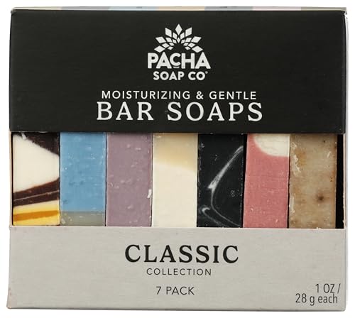 Pacha Soap Classic Collection Bar Soap, 7 OZ Beauty & Personal Care Pacha Soap Co