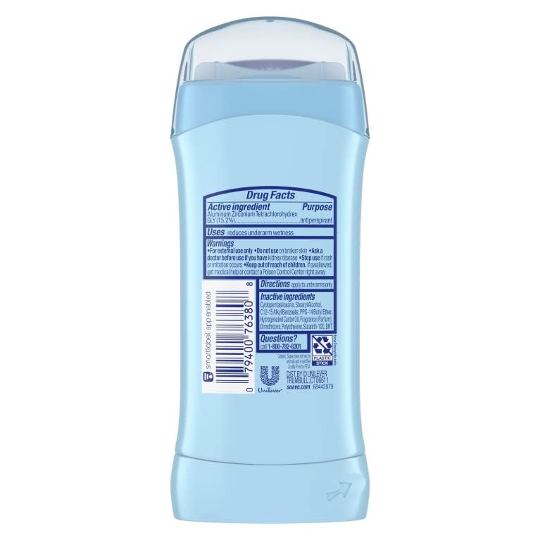 Suave Invis Sld Baby Size 2.6z Suave Powder Invisible Solid Deodorant 2.6oz Beauty and Personal Care Suave