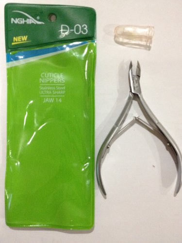 Nghia Stainless Steel Cuticle Nipper C-04 (Previously D-03) Jaw 14 Beauty & Personal Care Nghia