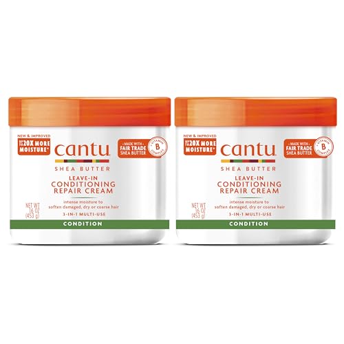 Cantu Leave-In Conditioning Repair Cream with Shea Butter, 16 oz (Pack of 2) Beauty & Personal Care Cantu