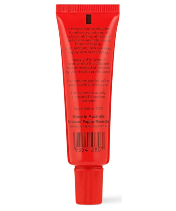 Lucas Papaw Ointment - 15g Tube with Lip Applicator - Multi-Purpose Balm for Chapped Lips, Minor Burns, Sunburn, Cuts, Insect Bites, and Diaper Rash Beauty & Personal Care Lucas Papaw