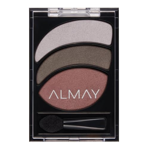 Almay Shadow Trio Palette, Longlasting Smoky Eyeshadow Makeup, Three Shades, Hypoallergenic, 010 Mulberry Moonlight, 0.087 oz Beauty & Personal Care Almay