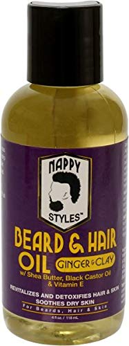 Nappy Styles Beard & Hair Oil Ginger & Clay (Pack of 6) Beauty and Personal Care Nappy Styles