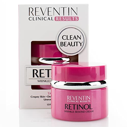 Reventin Clinical Results Retinol Wrinkle Rewind Anti Aging Face Lotion Moisturizer For Wrinkles, Age Spots, & Dry Skin - Retinol Night Cream Beauty & Personal Care Reventin