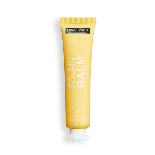 Makeup-Revolution's Re Love Glam Lip Balm, Tropic Baby Pineapple, 15ml Beauty and Personal Care FOUNTINA
