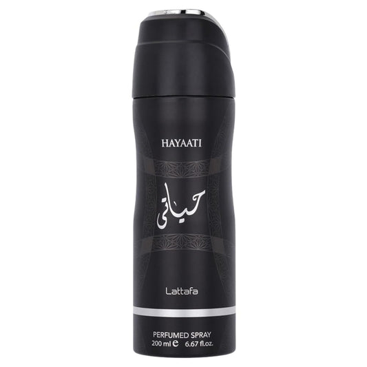 Lattafa Hayaati Perfumed Deodorant Spray for Unisex, 6.67 Ounce / 200 ml Beauty and Personal Care Lattafa