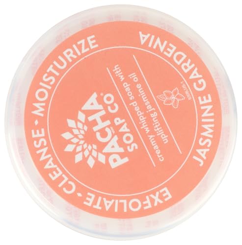 PACHA SOAP Jasmine Gardenia Whipped Soap, 8 OZ Beauty & Personal Care Pacha Soap Co