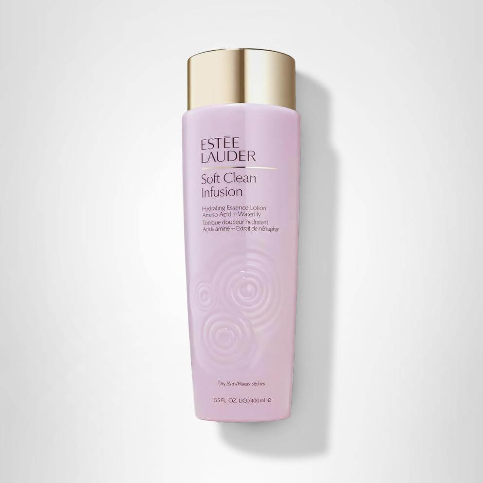 Estée Lauder Soft Clean Infusion Hydrating Skin Essence Face Lotion Toner with Amino Acid + Waterlily, 13.5 Fl Oz Beauty & Personal Care Estée Lauder