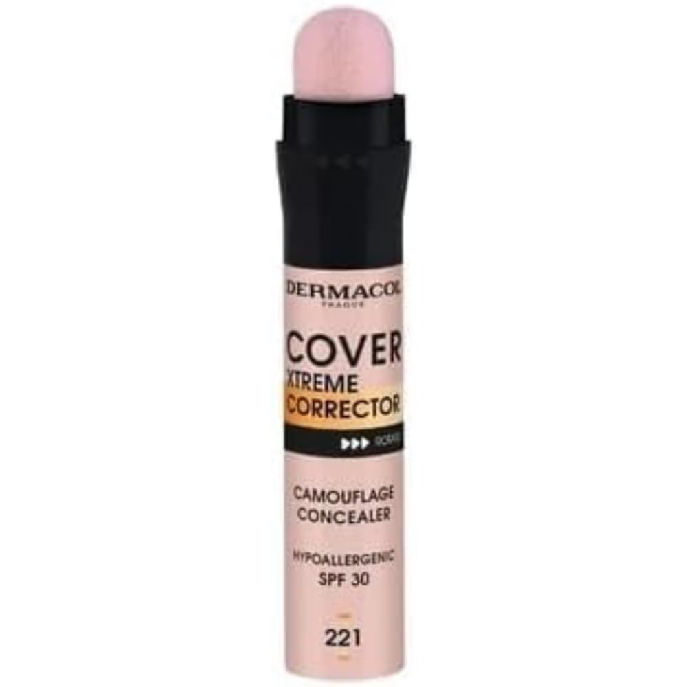 Dermacol - Cover Xtreme Corrector Contour Stick, Long Lasting Non-Allergenic Liquid Contour with SPF30, High Coverage Light Formula Corrector Beauty & Personal Care Dermacol