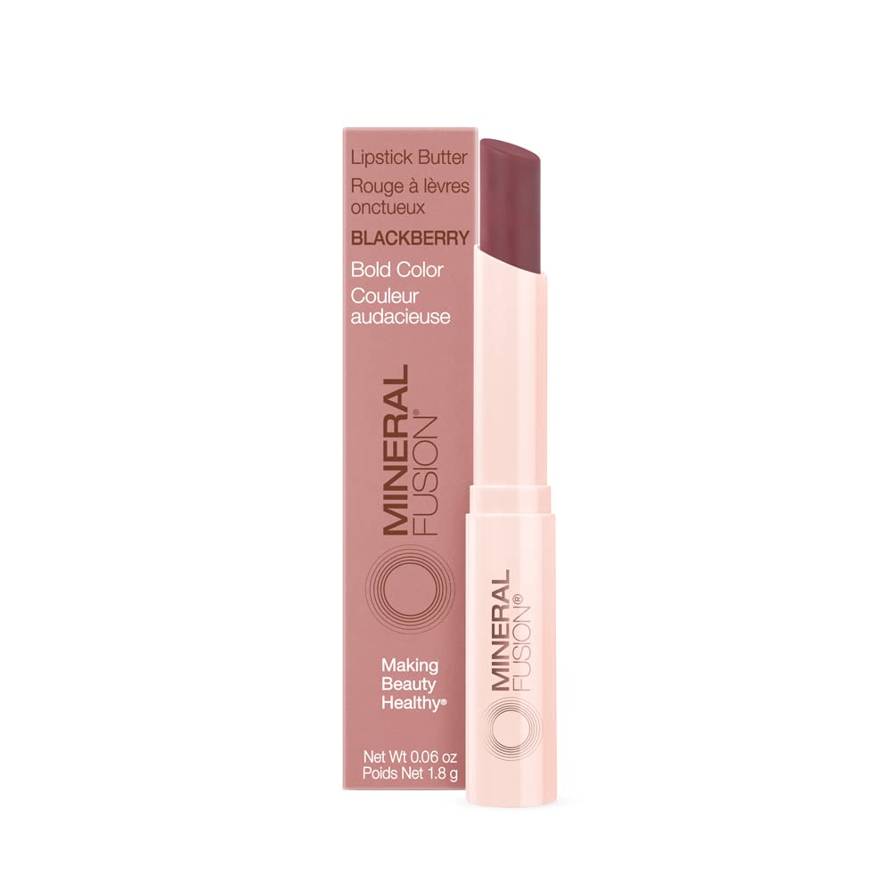 Mineral Fusion Lipstick Butter, Blackberry, 0.06 Ounce Beauty & Personal Care Mineral Fusion