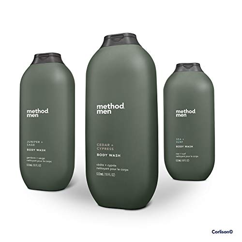 Method Men Body Wash, Sea + Surf, Paraben and Phthalate Free, 18 fl oz (Pack of 1) Beauty & Personal Care Method