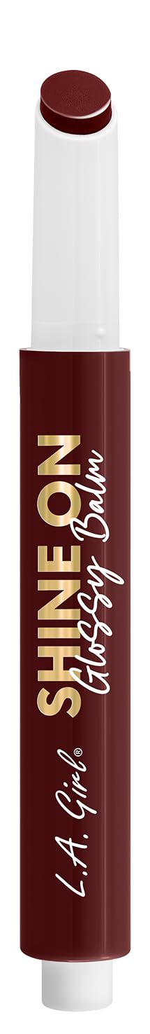 L.A. Girl Shine On Glossy Balm, Bitten Cherry GLC908 Beauty & Personal Care L.A. Girl