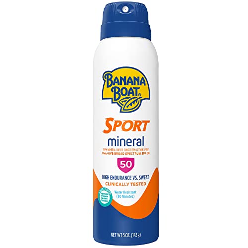 Banana Boat, Mineral Sport Sunscreen C-Spray SPF 50, 5 Ounce Beauty & Personal Care Banana Boat