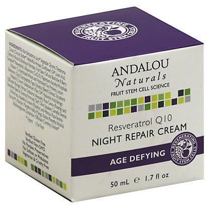 Andalou Naturals Night Crm Repair Resvrtrl 1.7 Fl Oz(Pack of 1) Beauty & Personal Care Andalou Naturals