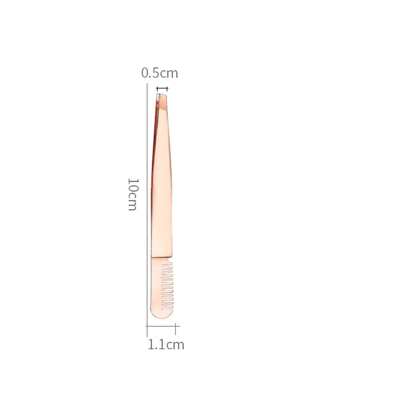 MENGKK Tweezers Eyebrow Tweezers Rose Gold Pincet Clips Stainless Steel Face Hair Removal Beautfy Eyebrow Trimming Makeup Tool Beauty and Personal Care MENGKK