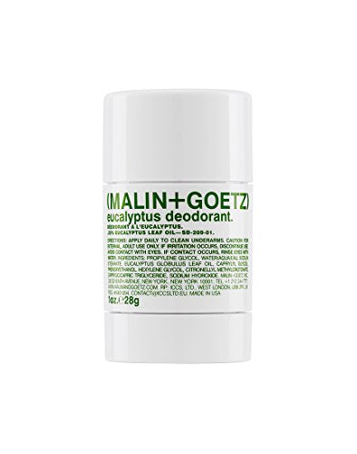 MALIN+GOETZ Eucalyptus Deodorant, Natural Effective Odor & Sweat Defense, For All Skin Types, Clear Color, No Residue/Stains, Free of Aluminum Beauty and Personal Care MALIN+GOETZ Default Title