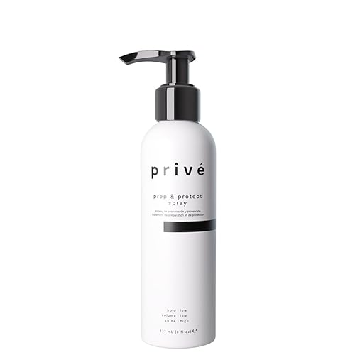 Privé Prep & Protect Blow Dry Hair Cream - Lightweight Hair Styling Cream with Heat Protection - Jojoba, Green Tea & Kukui Oil Help Strengthen Beauty & Personal Care Prive