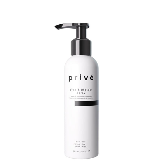 Privé Prep & Protect Blow Dry Hair Cream - Lightweight Hair Styling Cream with Heat Protection - Jojoba, Green Tea & Kukui Oil Help Strengthen Beauty & Personal Care Prive