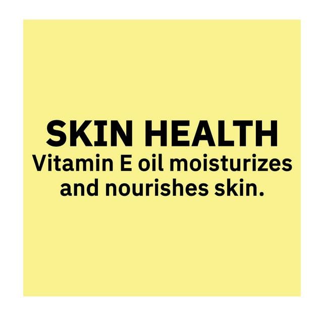 Spring Valley Vitamin E Skin Oil, 24,000 IU, 3 fl oz | Moisturizing Oil for Healthy, Smooth & Hydrated Skin | Nourishing Vitamin E for Face, Body Beauty & Personal Care H4U