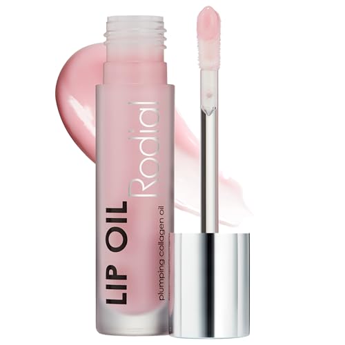 Rodial Plumping Collagen Lip Oil 0.14 fl oz, Hydrating Vegan Lip Oil for Fuller-Looking Lips, Nourishing Botanical Oils with Cherry, Jojoba Beauty and Personal Care Rodial