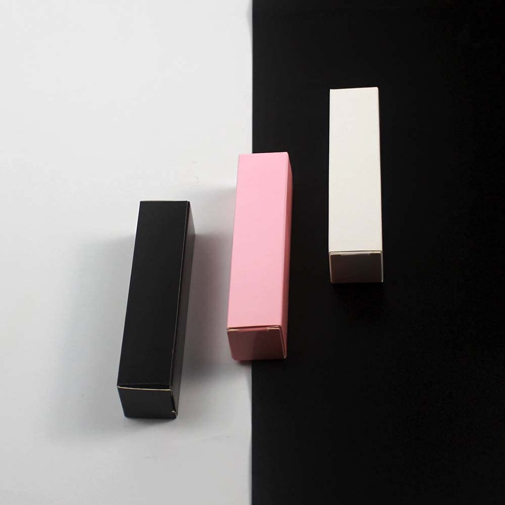 COSIDEA 50 PCS Empty Pink Lip Gloss Boxes W23 xW23 xH103mm / 0.9*0.9*4.05 inch inch, Cosmetic Perfume / Mascara Box Packaging for Small Business Beauty & Personal Care COSIDEA