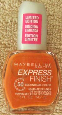 Maybelline Express Finish 50 Second Nail Color (Sweet Clementine # 620)