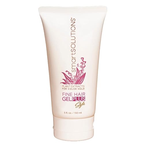 SMART SOLUTIONS Fine Hair Gel Plus, 5 oz | Enhances Shine | Adds Volume | Easy Wash-out | Paraben-Free Beauty & Personal Care SMART SOLUTIONS