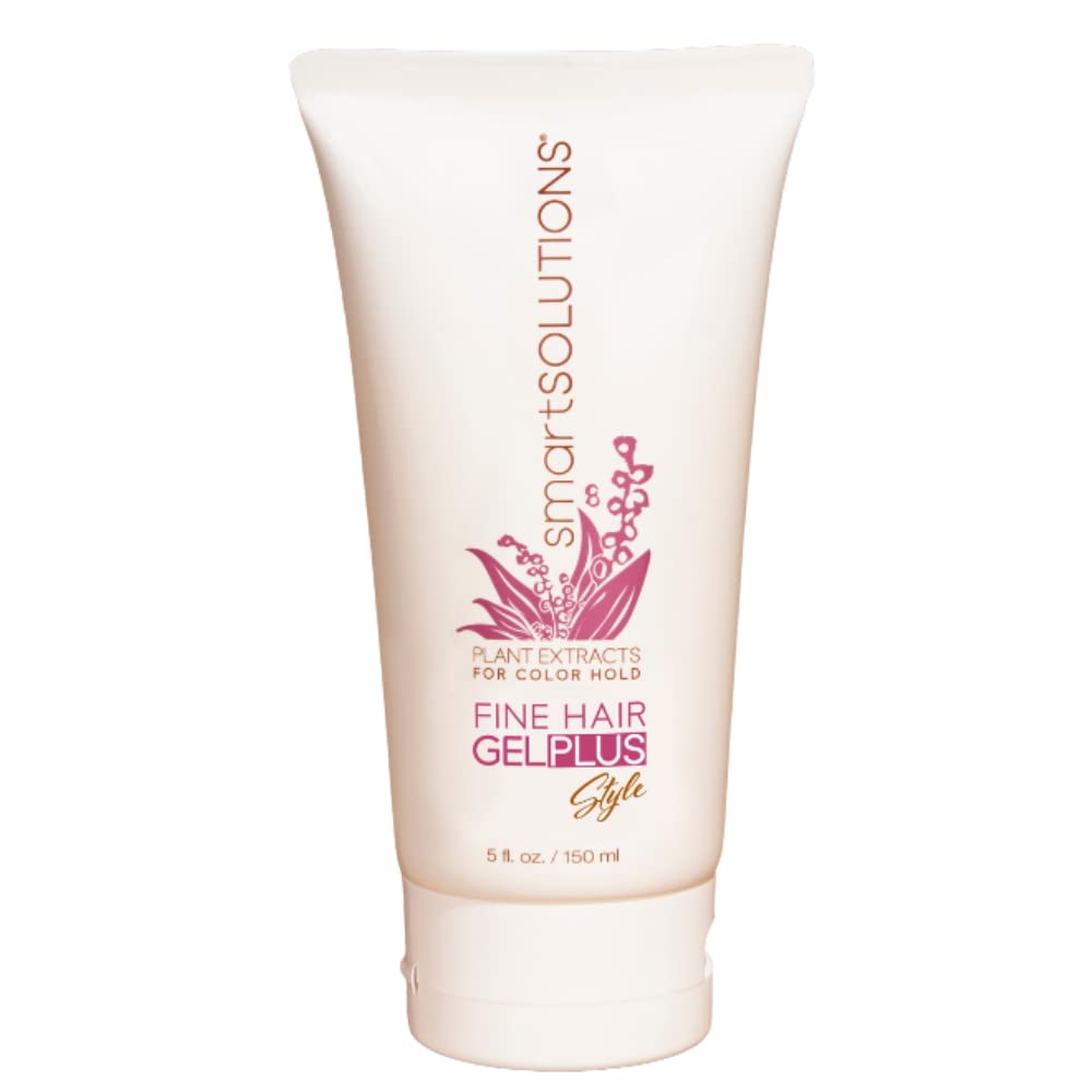 SMART SOLUTIONS Fine Hair Gel Plus, 5 oz | Enhances Shine | Adds Volume | Easy Wash-out | Paraben-Free Beauty & Personal Care SMART SOLUTIONS