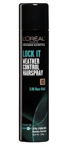 L'Oreal Advanced Hairstyle Lock It Weather Control Hair Spray Extra Strong Hold 8.25 oz (Pack of 2) Beauty & Personal Care L'Oreal Paris