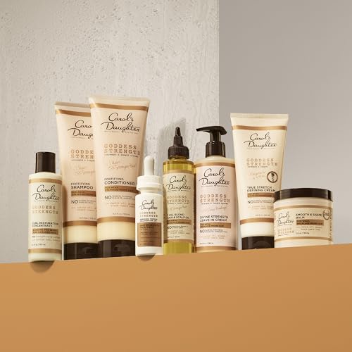 Carol's Daughter Goddess Strength True Stretch Defining Hair Cream For Waves, Coils and Curls, Curl Defining Cream with Castor Oil, 6.8 Fl Oz Beauty & Personal Care Carol's Daughter