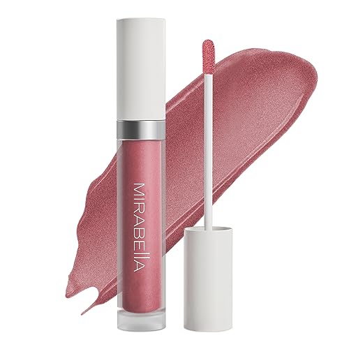 Mirabella - Luxe Advanced Formula Matte Lip Gloss, Long-Wear Lip Gloss That Won’t Dry or Crack Lips, No Smudging or Feathering, Angelic (Nude Pink) Beauty & Personal Care Mirabella